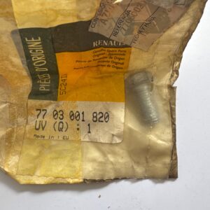 7703001820, TORNILLOS FIJACIÓN POLEA, Renault