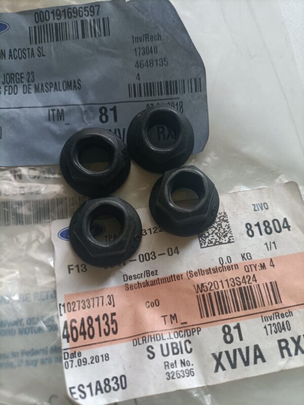 4648135, PORCA HEXAGONAL  TRANC. AUTOMATICA, Ford